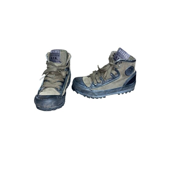 Diesel Combat Boots Youth Size 12 - Picture 1 of 1